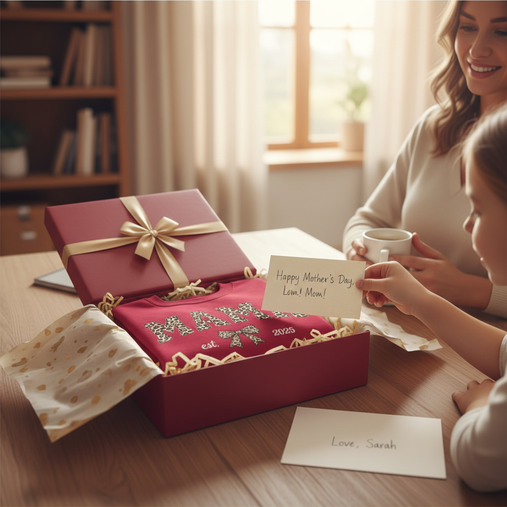 Custom Unisex Sweatshirt With Design On Sleeve - Personalized Mother's Day Gifts For Mom, Grandma - Born To Be Mama