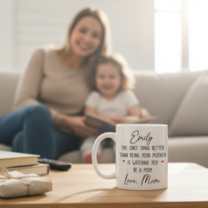 Custom Mug - Personalized Birthday Gifts For Mom, Dad, Son, Daughter - You Are Our Brightest Joy