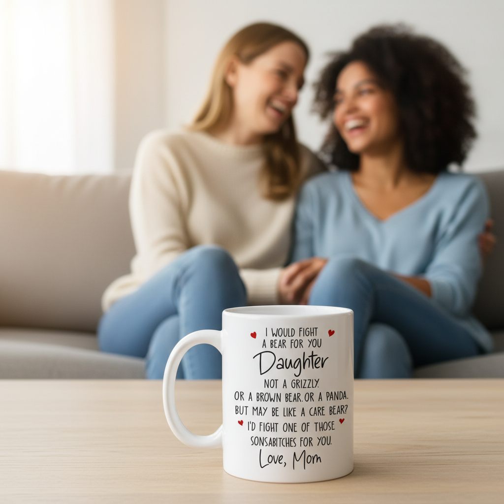 Custom Mug - Personalized Birthday Gifts For Mom, Dad, Son, Daughter - You Make Our World Sweeter