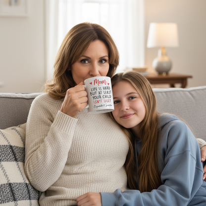 Custom Photo Treasured Moments Forever Linked - Family Personalized Custom Mug - Mother's Day, Gift For Mom