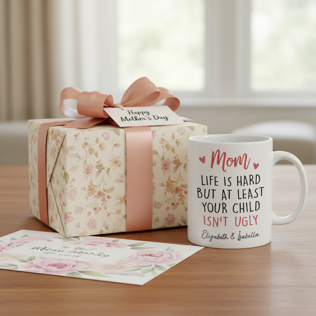 Custom Photo Treasured Moments Forever Linked - Family Personalized Custom Mug - Mother's Day, Gift For Mom