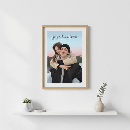 Digital Painting Portrait Poster – Custom from Your Photo