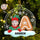 Custom Photo Christmas Gingerbread Monogram Snowman - Personalized Custom Shaped Acrylic Ornament