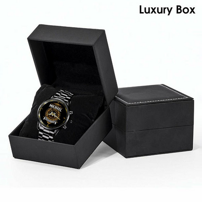 MICHAEL Personalized Watch, Premium Gift for Anniversary