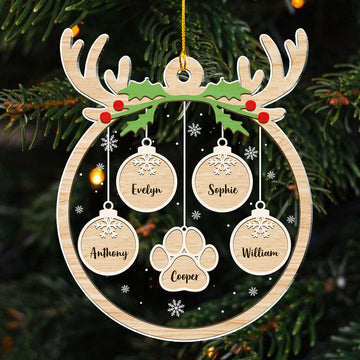 Paw Charm - Personalized Custom Acrylic Ornament