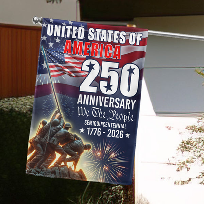 250 Years of America United States Semiquincentennial 1776 2026 We The People Patriotic Flag