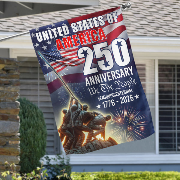 250 Years of America United States Semiquincentennial 1776 2026 We The People Patriotic Flag