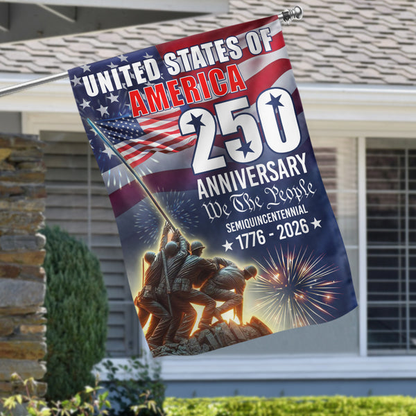 250 Years of America United States Semiquincentennial 1776 2026 We The People Patriotic Flag