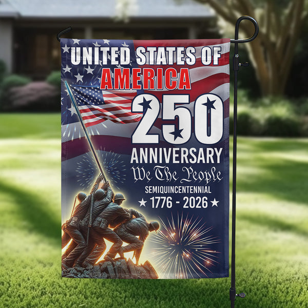 250 Years of America United States Semiquincentennial 1776 2026 We The People Patriotic Flag