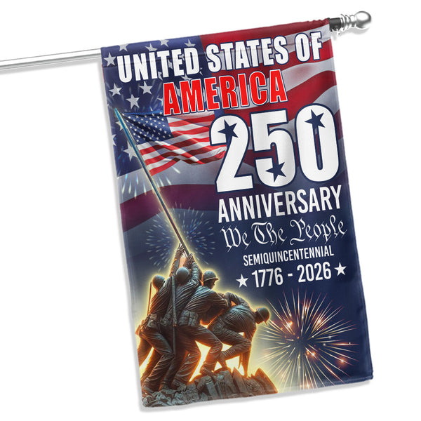 250 Years of America United States Semiquincentennial 1776 2026 We The People Patriotic Flag