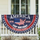 Custom Family Name America 250 Birthday 1776-2026 Non-Pleated Fan Flag