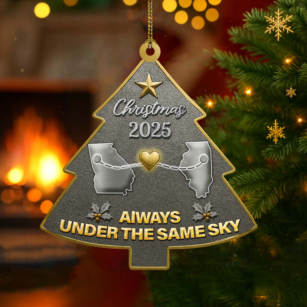 Under The Same Sky - Personalized Custom Acrylic Ornament