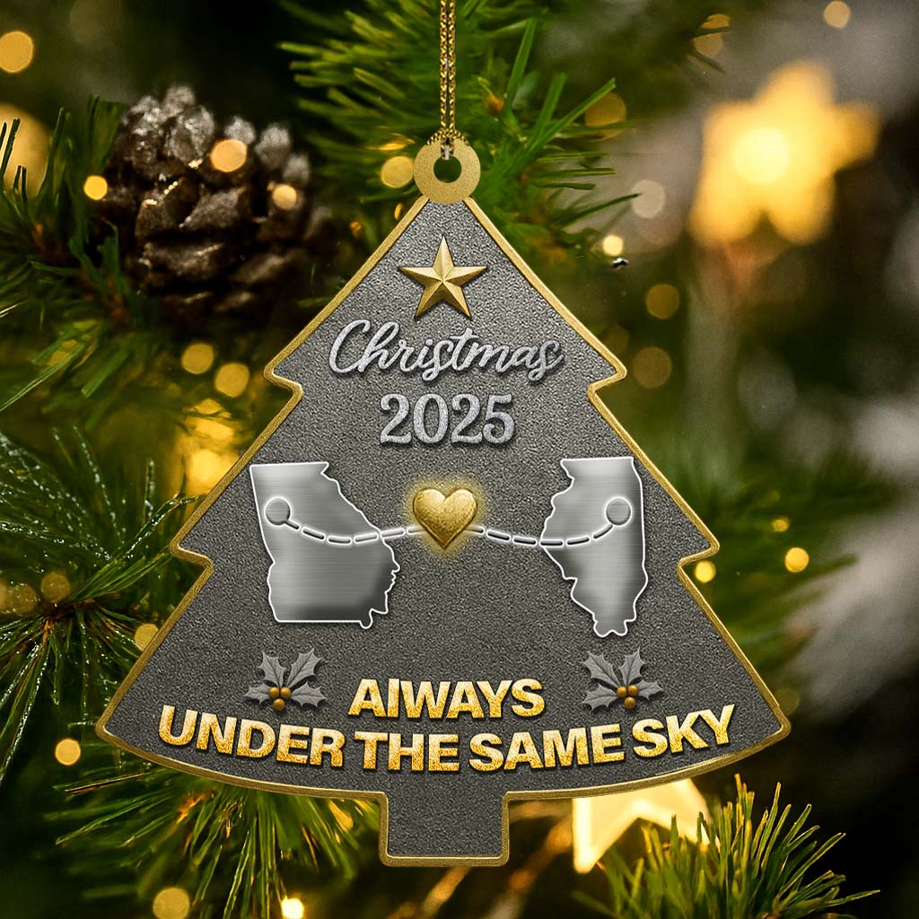 Under The Same Sky - Personalized Custom Acrylic Ornament