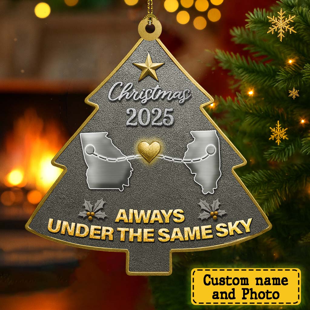 Under The Same Sky - Personalized Custom Acrylic Ornament