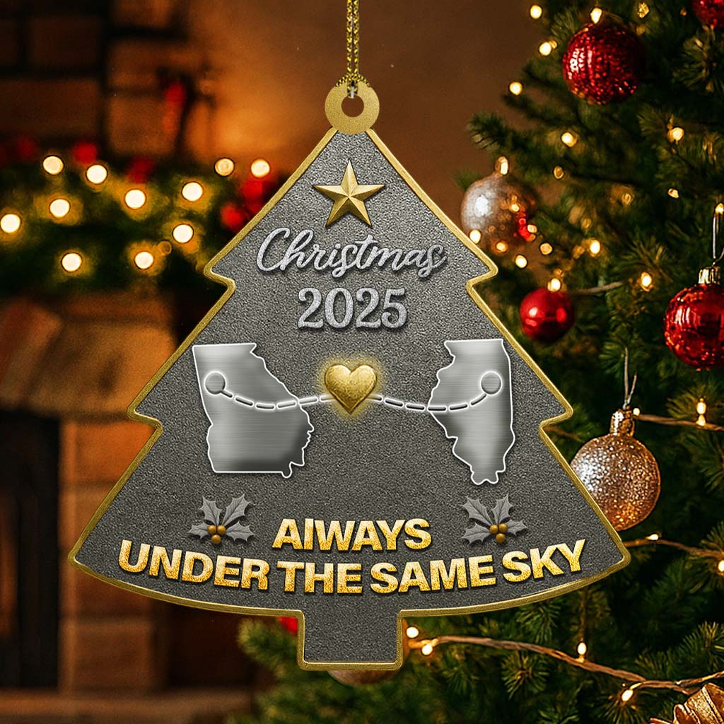 Under The Same Sky - Personalized Custom Acrylic Ornament