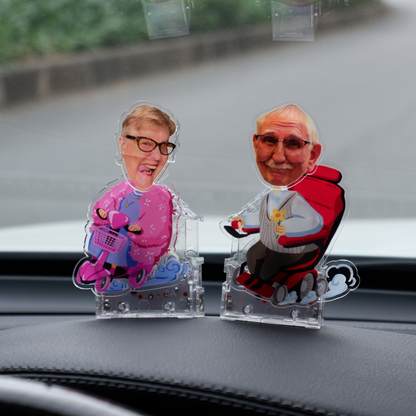 Still Nodding for Each Other – Funny Bobblehead Standee