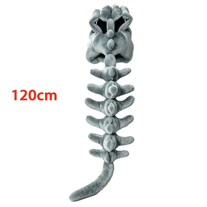 Halloween Cosplay Costume Dinosaur Skeleton Costume Costume Props Stuffed Plush Dinosaur Skeleton Hat Realistic Skeleton Pattern