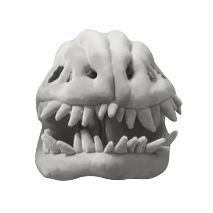 Halloween Cosplay Costume Dinosaur Skeleton Costume Costume Props Stuffed Plush Dinosaur Skeleton Hat Realistic Skeleton Pattern