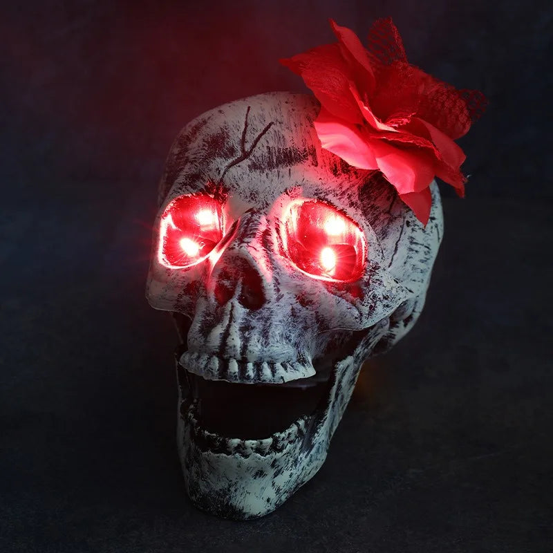 Halloween LED Glowing Eyes With Timer Light Up DIY Eyes for Skeleton Pumpkins Masks Tombstones Indoor Outdoor Horror Decorations