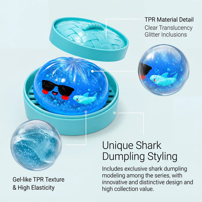 Halloween Ghosts Relieve Stress Money Sparkling Shark Dumplings Soft Relaxation Slow Elastic Steamed Buns Festival Gift