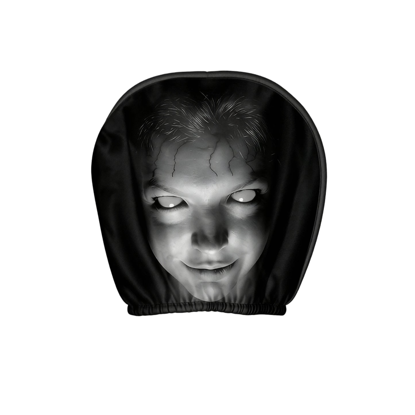 Halloween Decor Car Headrest Covers Funny Cartoon Cover Seat Head Rest Protector Auto Front Decoration 2026