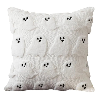 Halloween Decoration For Home Cartoon Pumpkin Bat Ghost Pillowcase Horror Soft Pillowcase Party Supplies Haloween Home Ornament