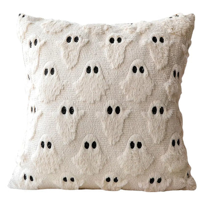 Halloween Decoration For Home Cartoon Pumpkin Bat Ghost Pillowcase Horror Soft Pillowcase Party Supplies Haloween Home Ornament