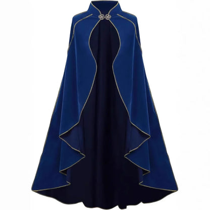 Halloween Costumes Men Cloak Cosplay Cape Medieval Shawl Pirate Robe Lord Retro Gothic Knight Costume