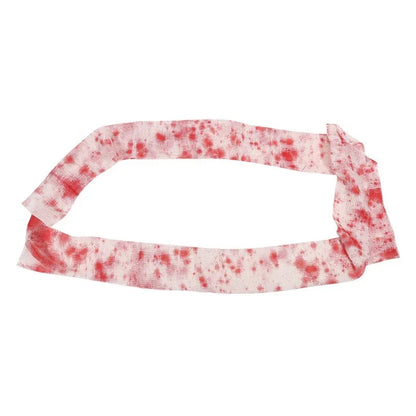 10/15M Halloween Bloody Cloth Strips Blood Gauze Bandage Haunted House Secret Room Horror Party Halloween Scene Decoration Props