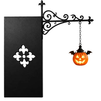 Halloween Retro Bookshelf Lighting Wall Mounted Reading Lamp Metal Gothic LED Night Light  for Studious Home Room Ornament