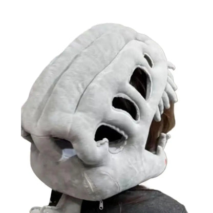 Halloween Cosplay Costume Dinosaur Skeleton Costume Costume Props Stuffed Plush Dinosaur Skeleton Hat Realistic Skeleton Pattern