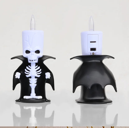 2026 Halloween Decorations LED Ghost Pumpkin Lamp Horror Skeleton Led Light Mexican Day of The Dead Decorations Ornament