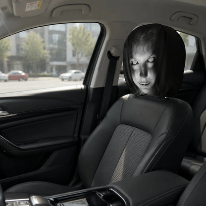 Halloween Decor Car Headrest Covers Funny Cartoon Cover Seat Head Rest Protector Auto Front Decoration 2026