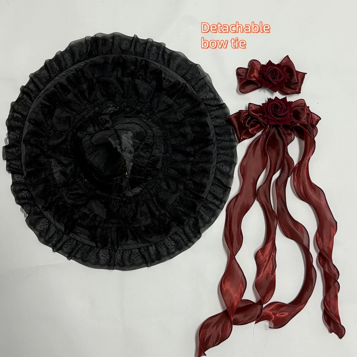 Halloween Witch Hat Gothic Vampire Wizard Hat Party Cosplay Costume Accessory