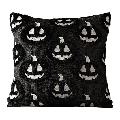Halloween Decoration For Home Cartoon Pumpkin Bat Ghost Pillowcase Horror Soft Pillowcase Party Supplies Haloween Home Ornament