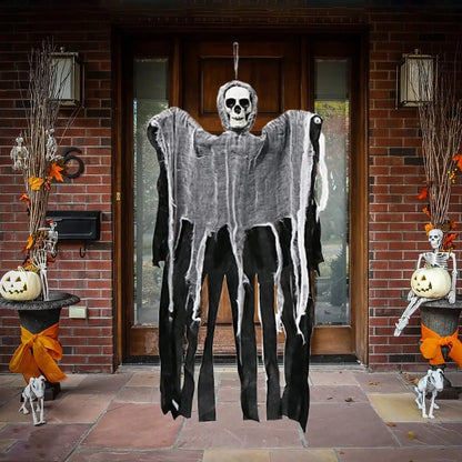 Halloween Horror Skeleton Ghost Outdoor Haunted House Ornaments Corpse Prop Skull Blood Yarn Ghostface Pendant Halloween Decor