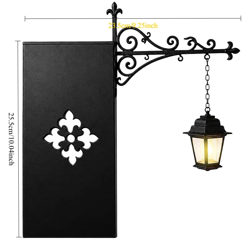 Halloween Retro Bookshelf Lighting Wall Mounted Reading Lamp Metal Gothic LED Night Light  for Studious Home Room Ornament