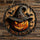 Halloween decoration Signs Halloween Wood Decorations Pumpkin Ghost Party Indoor and Outdoor Atmosphere Wooden Round Decorative