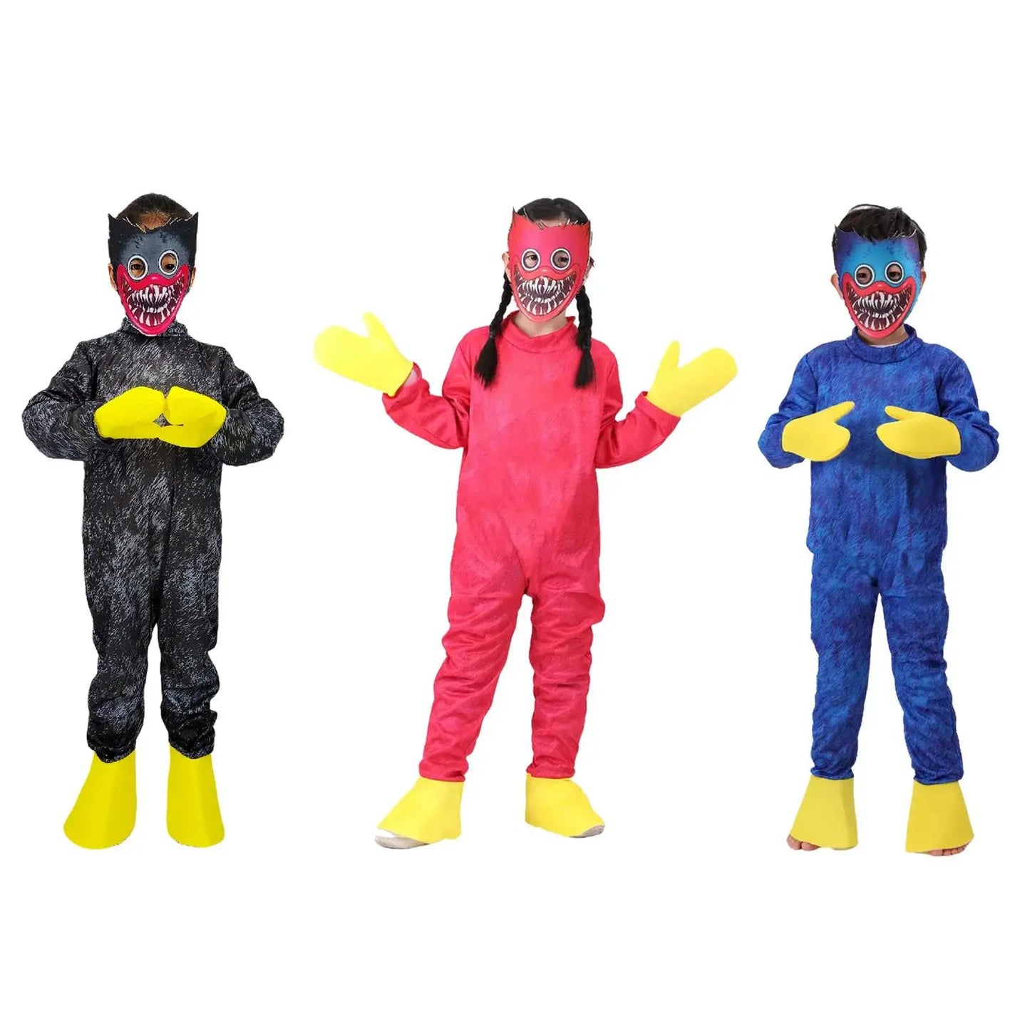 Halloween Cosplay Huggy Wuggy Kostuums Cartoon Horror Grote Mond Poppys Vakantiegeschenken Kinderen Optreden Speeltijd