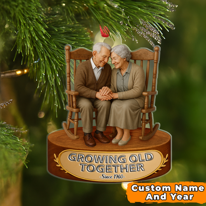 Our First Chirstmast Ornament - Personalized Acrylic Ornament - Custom Name And Year