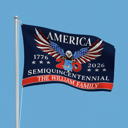 250 Years America Semiquincentennial Double-Sided House Flag