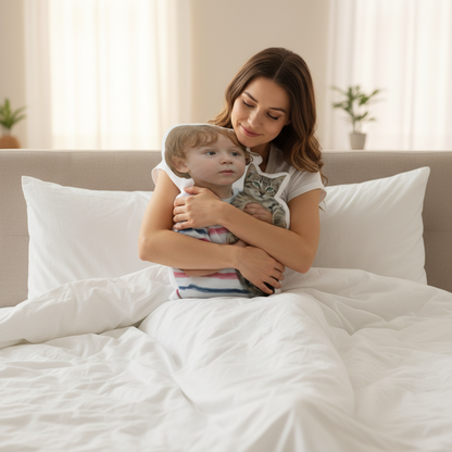 Funny Custom Sharped Photo Pillow – Personalized Gift for Family Members, Friends