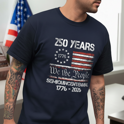 America’s 250th Anniversary United States Semiquincentennial Dark Premium Tee