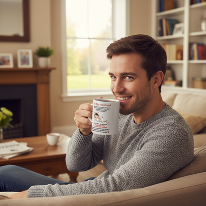 Personalized Drunk Cupid Mug – Custom Photo Funny And Romantic Gift for Husband