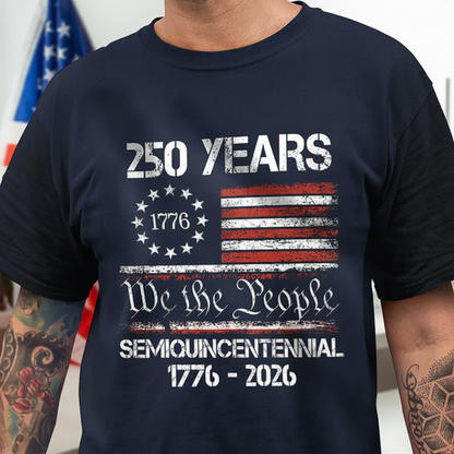 America’s 250th Anniversary United States Semiquincentennial Dark Premium Tee