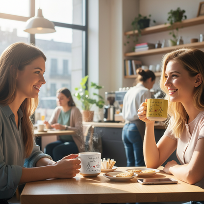 I Wish You Lived Next Door Friendship Mug - Meaningful Gift For Friends