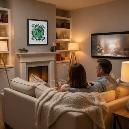 3D Layered Christmas Christmas House Papercut Papercut  Frame Picture  – Personalized Holiday Decor Design for Christmas Gifts