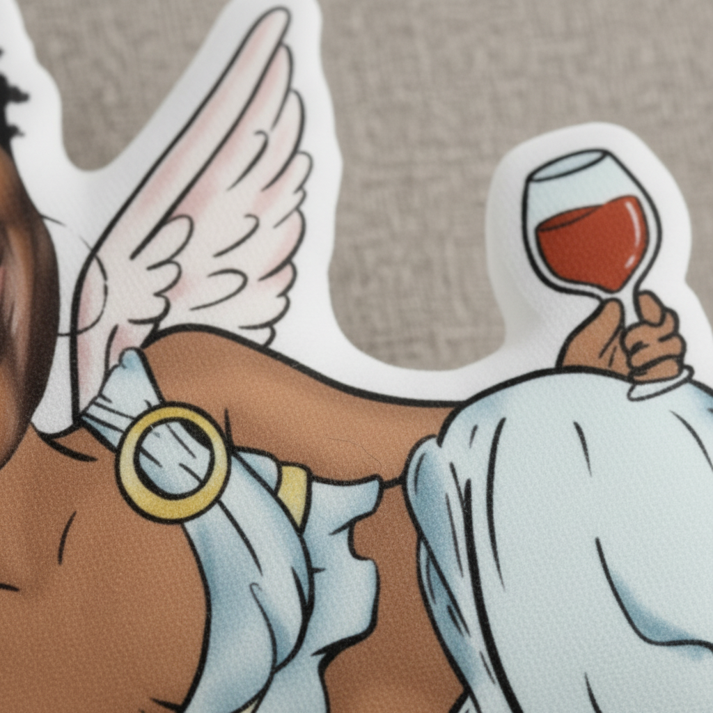 Love Drunk Cupid Custom Shaped Pillow – Unique And Hilarious Face Gift for Girlfriend, Wife