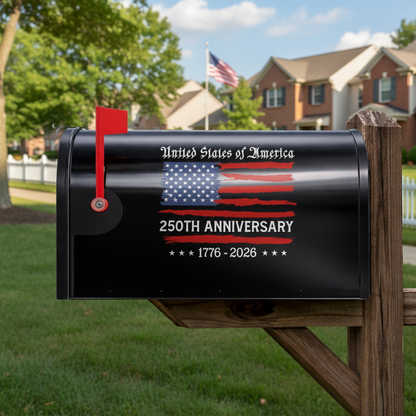 Personalized USA 250th Anniversary Mailbox Decal