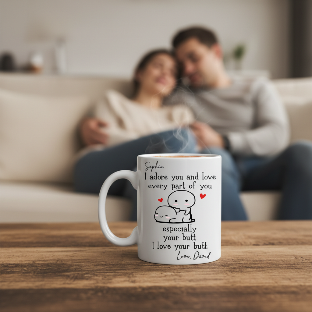 I Love Every Part Of You - Personalized Mug, Gift For Couples, Romantic Keepsake Gift